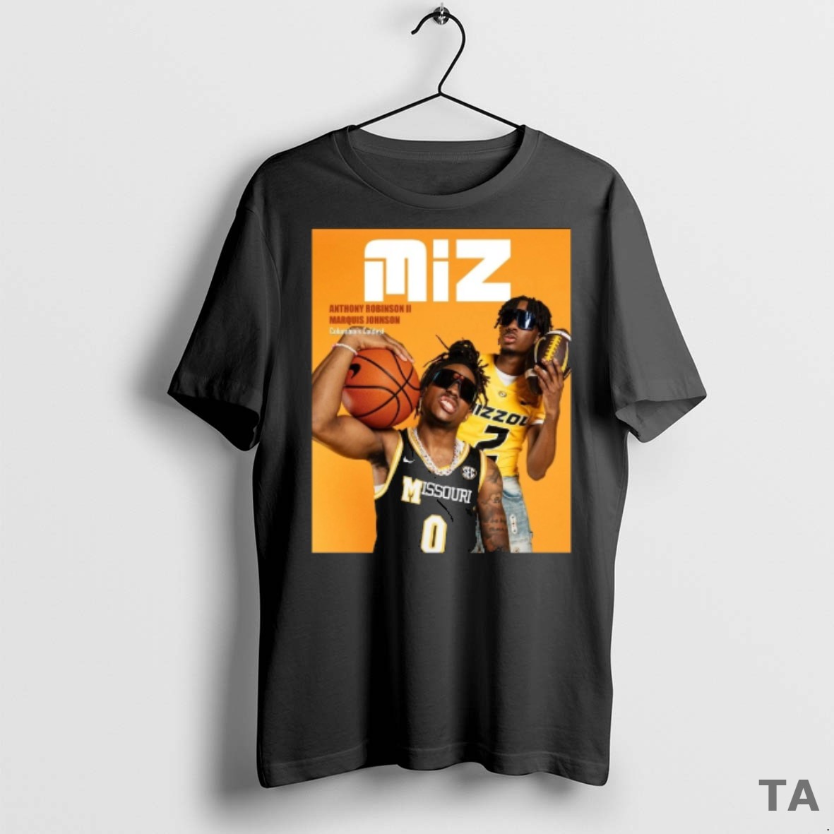 Top Mizzou Hoops Anthony Robinson Ii Marquis Johnson Columbias Coldest T Shirt Sweater