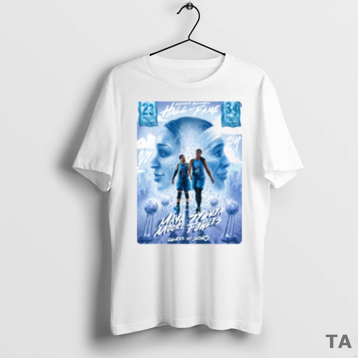 Top Naismith Basketball Hall Of Fame Maya Moore And Sylvia Fowles Class Of 2025 T Shirt Sweater