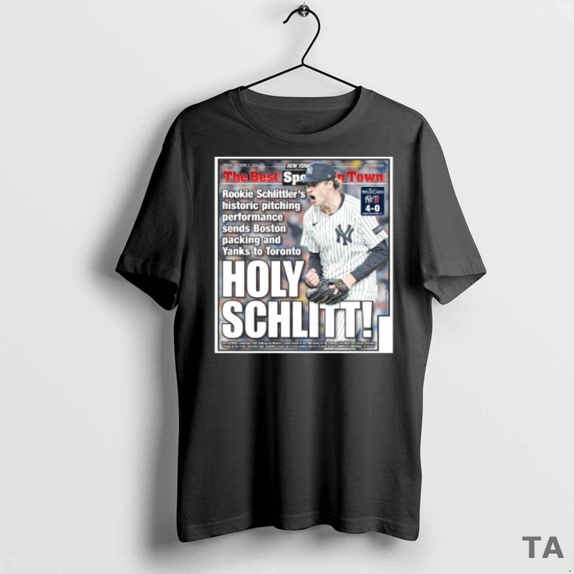 Top New York Yankees Cam Schlittler The Best Sports In Town Holy Schlitt T Shirt Sweater