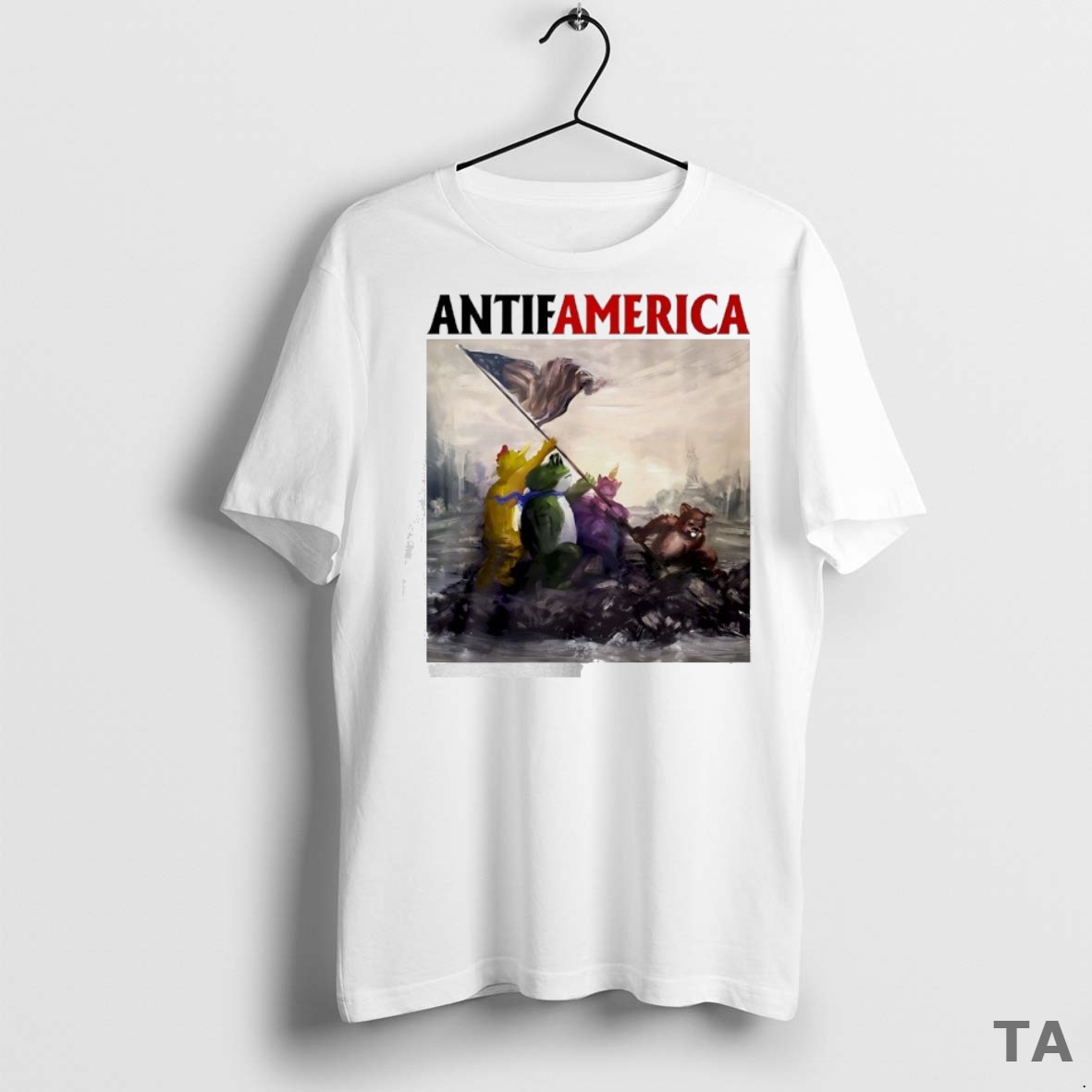 Top Portland Frog Antifamerica 2025 T Shirt Sweater