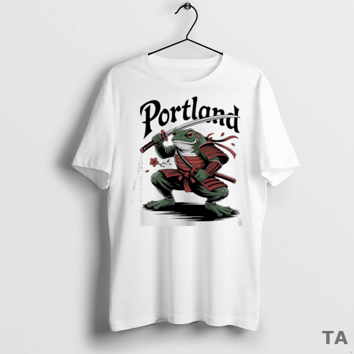 Top Portland Frogs Resist Samurai T Shirt Sweater