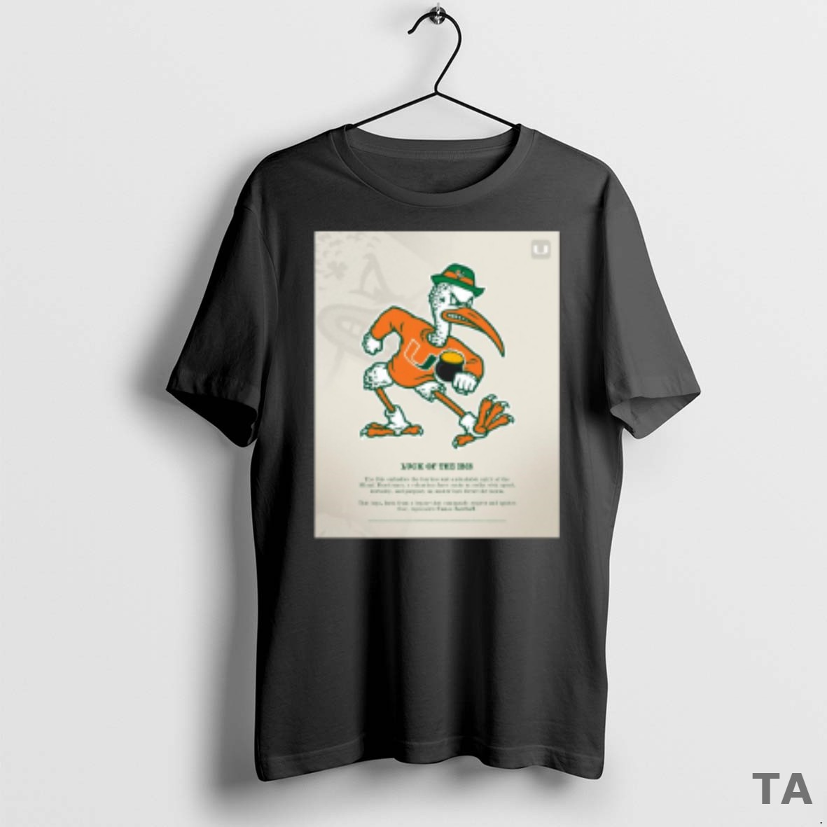 Top Premium Luck Of The Ibis The Ibis Embodies The Fearless And Unshakable Spirit Of The Miami Hurricanes T Shirt Sweater