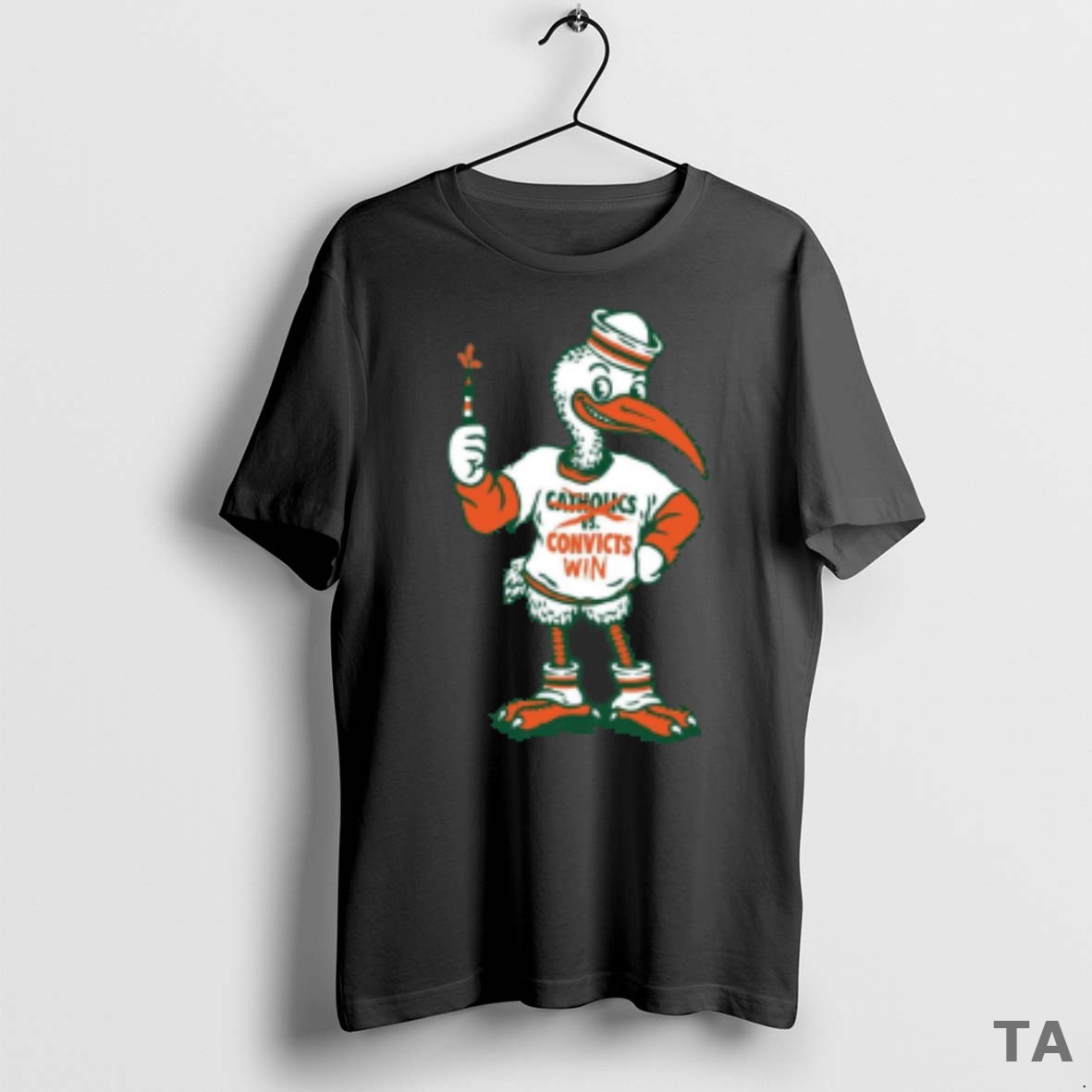 Top Premium Miami Hurricanes Football Ncaa Catholics Vs T Shirt Sweater