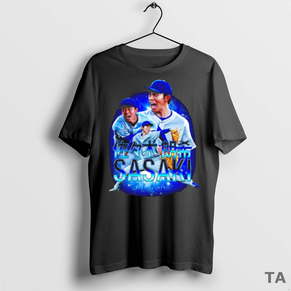 Top Roki Sasaki Los Angeles Dodgers Starting Pitcher Graphic T Shirt Sweater