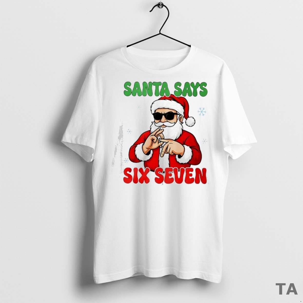 Top Santa Says Six Seven Christmas T Shirt Sweater
