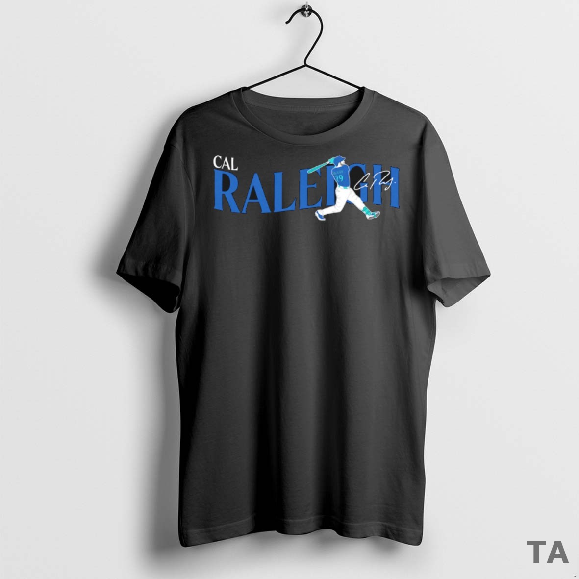 Top Seattle Mariners Baseball Cal Raleigh Signature T Shirt Sweater