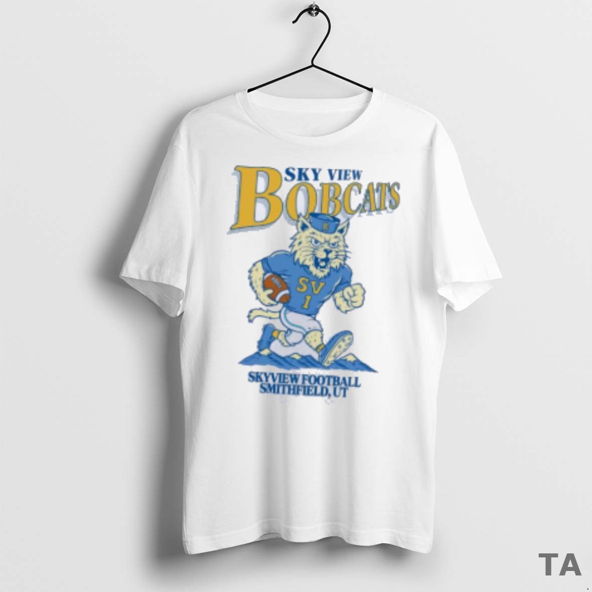 Top Sky View Bobcats Football Mascot 2025 T Shirt Sweater