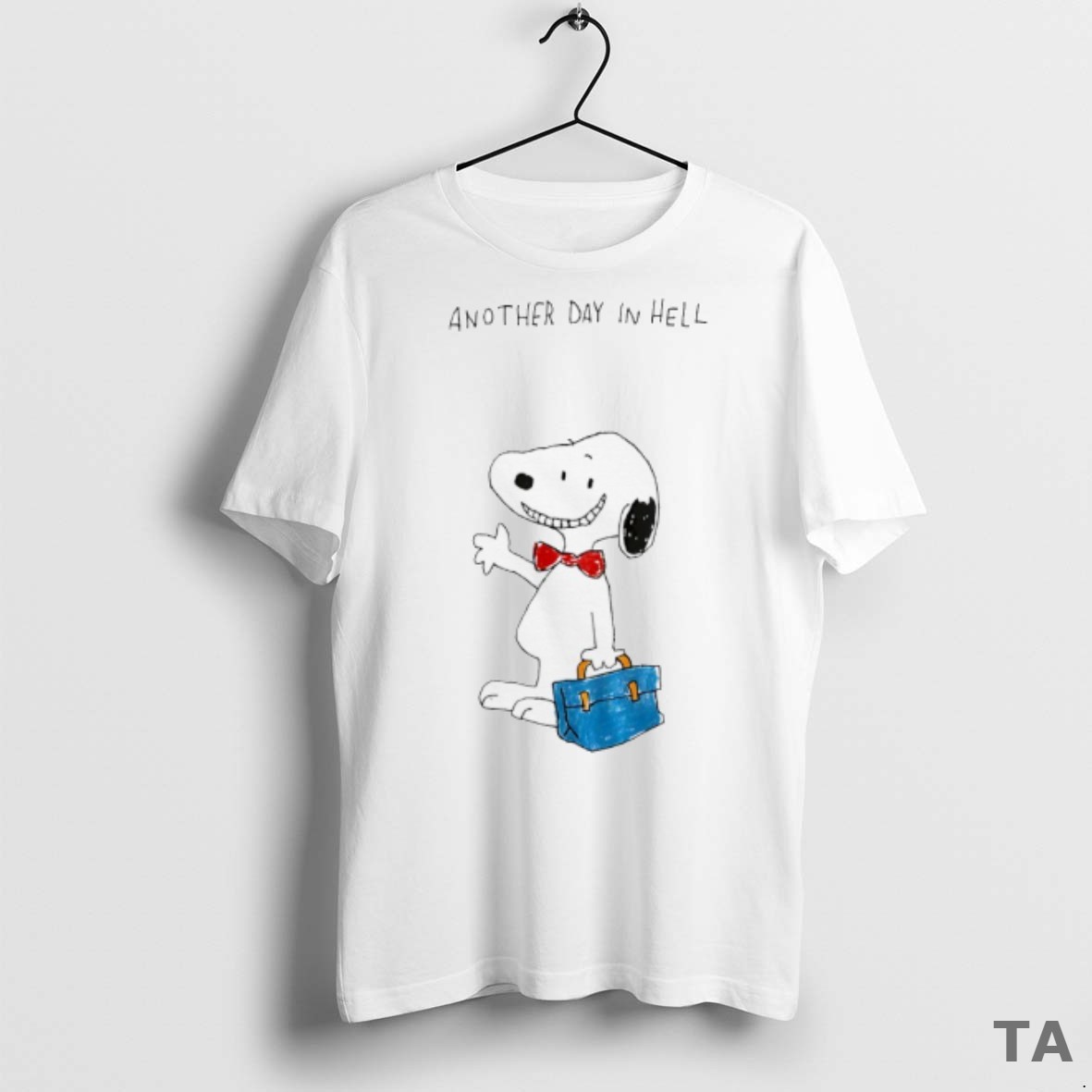 Top Snoopy Another Day In Hell T Shirt Sweater