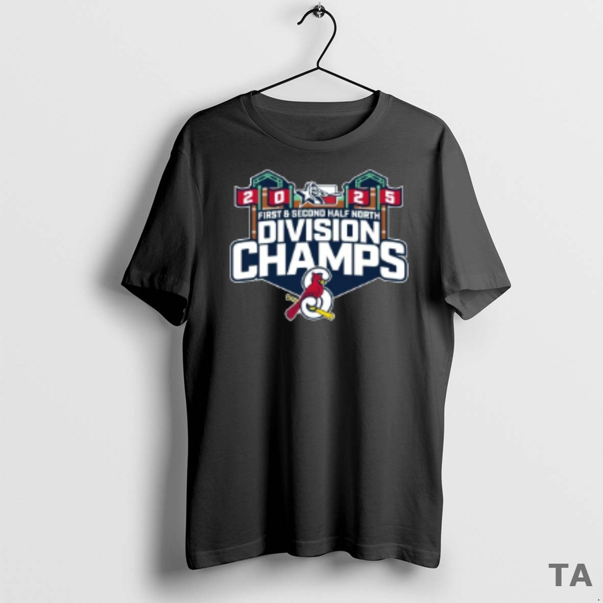Top Springfield Cardinals 2025 First Second Half North Division Championship Texas League Fan Gear T Shirt Sweater