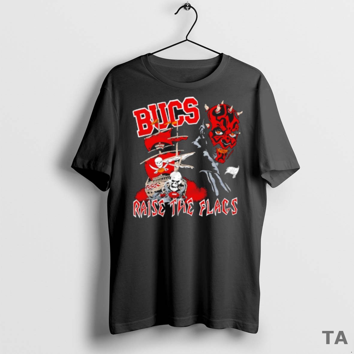 Top Star Wars X Tampa Bay Buccaneers Darth Maul Raise The Flags T Shirt Sweater