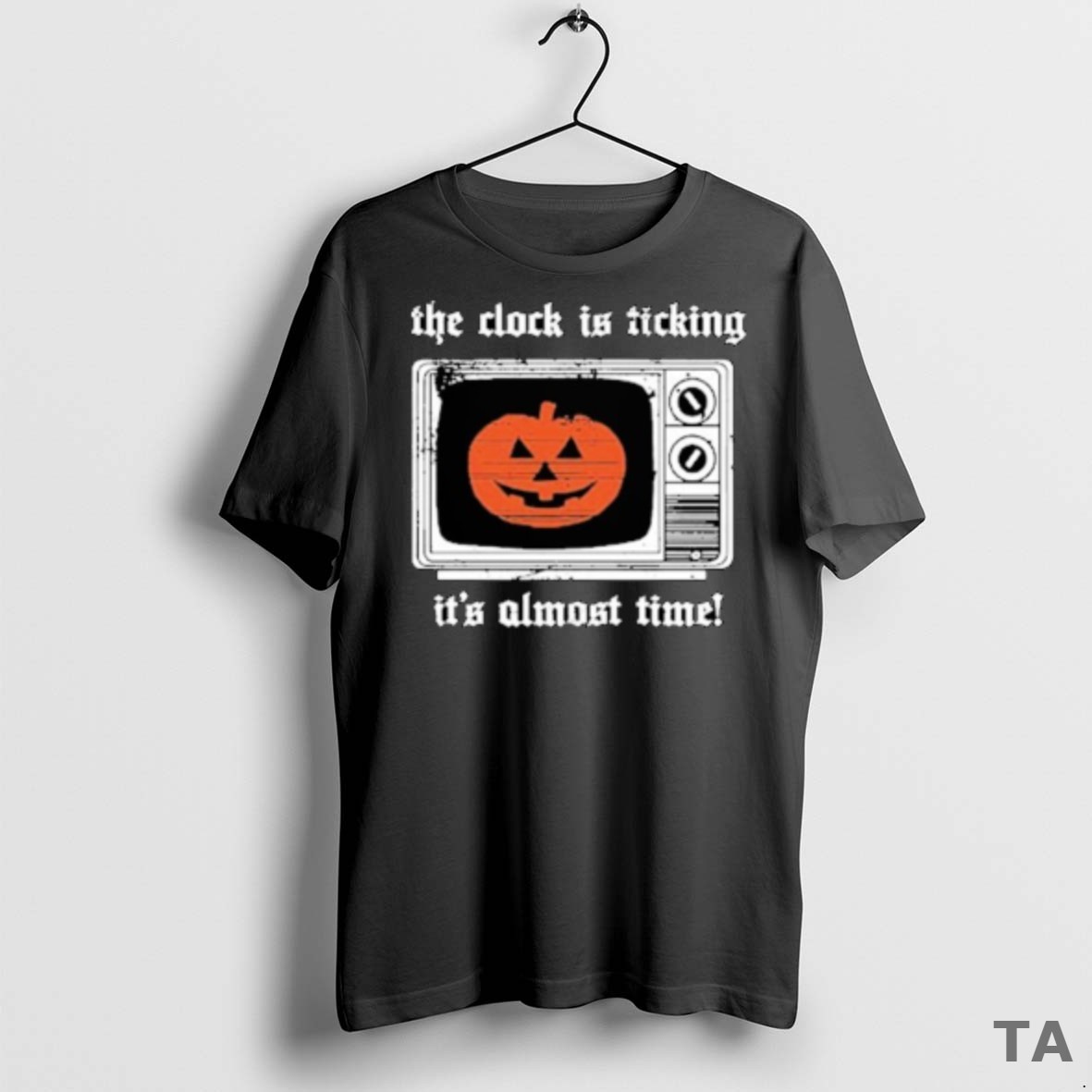 Top The Acacia Strain The Clock Is Ticking Its Almost Time Tv Mask Halloween T Shirt Sweater
