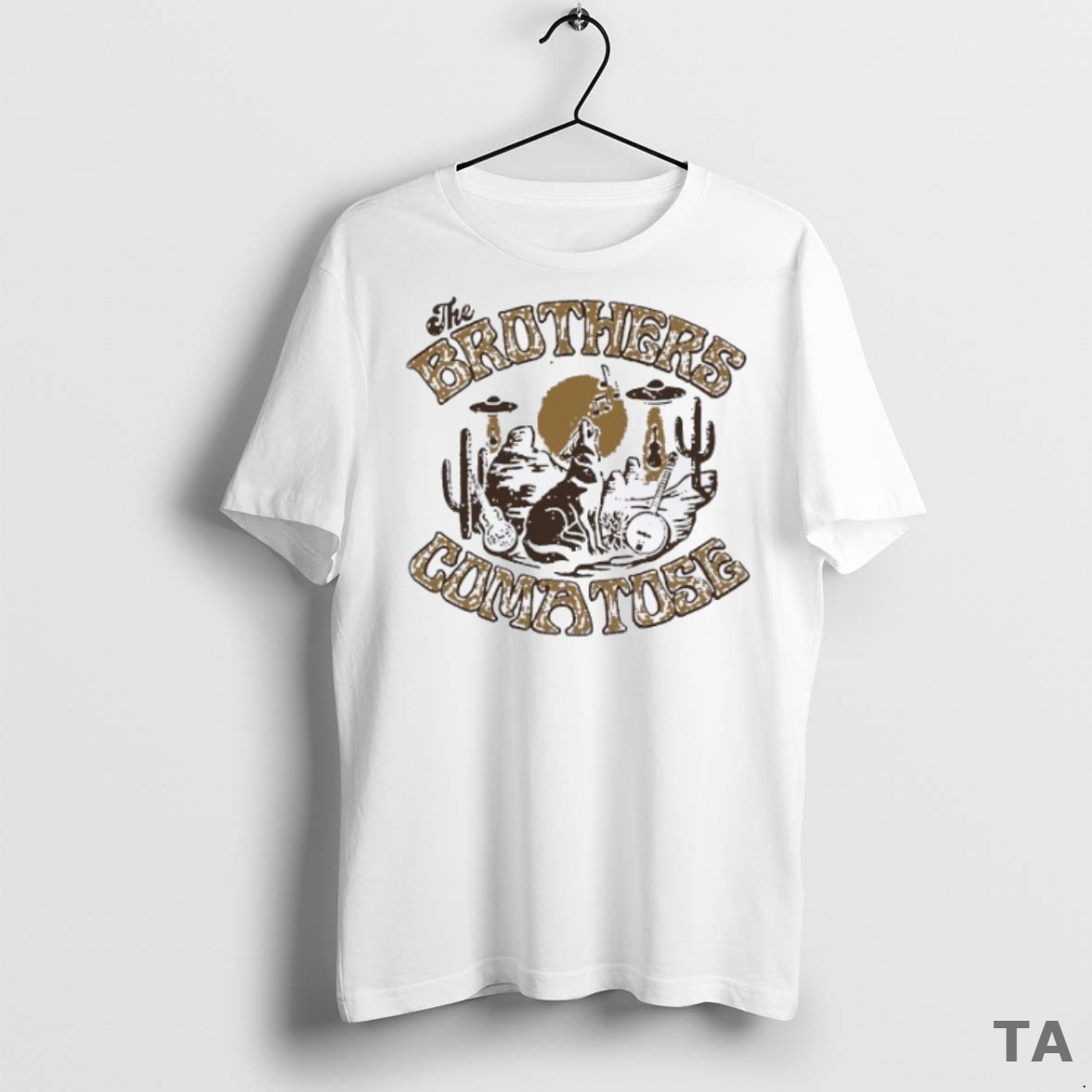 Top The Brothers Comatose Coyote Ufo Desert T Shirt Sweater