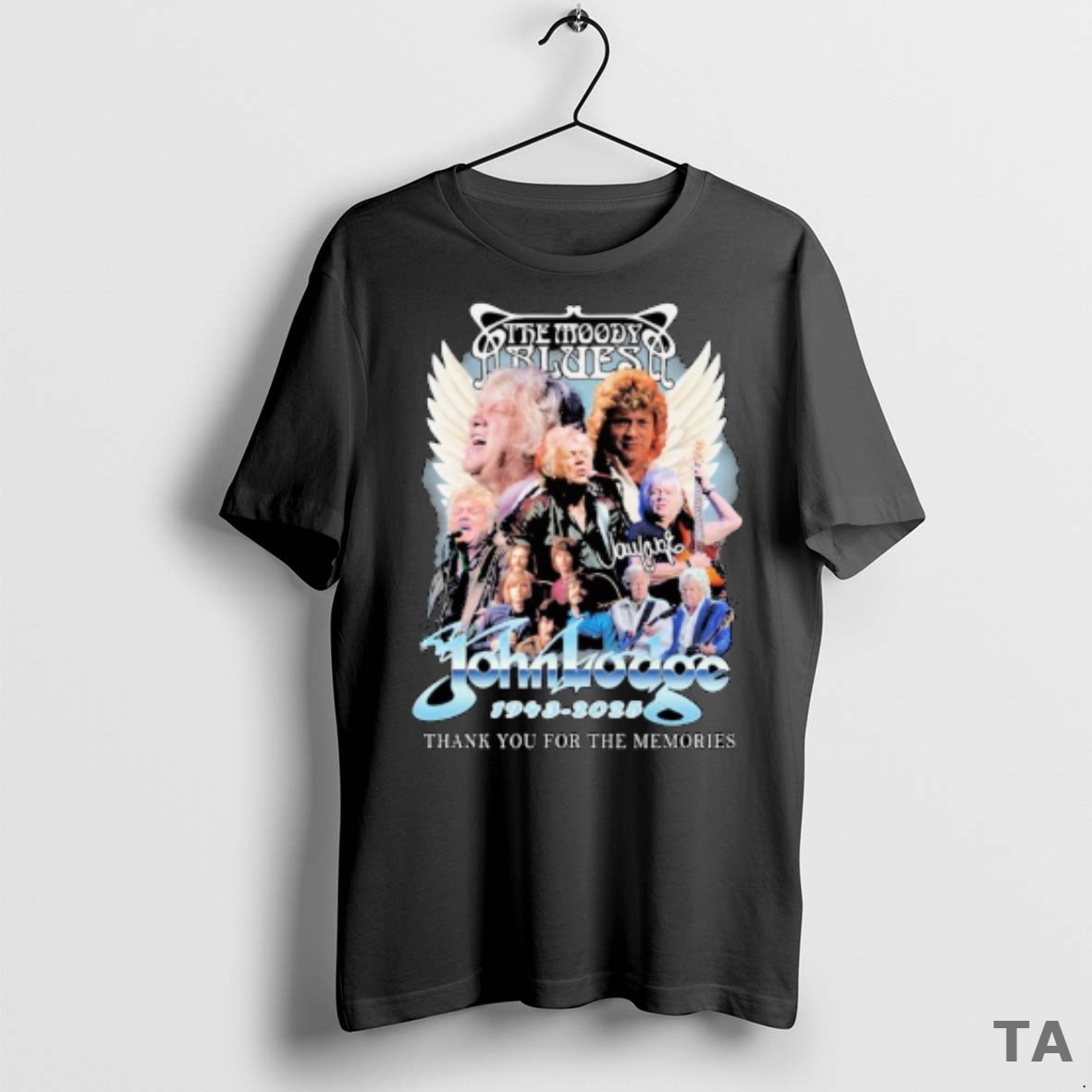 Top The Moody Blues John Lodge 1943 2025 Thank You For The Memories Wings T Shirt Sweater