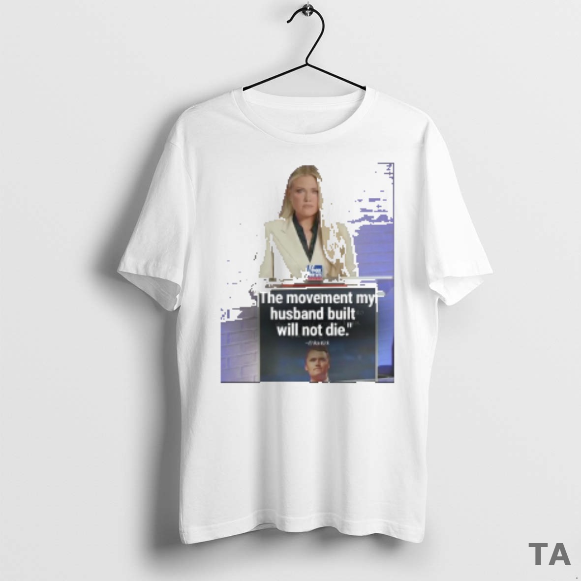 Top The Movement My Husband Built Will Not Die Erika Kirk Charlie 1993 2025 T Shirt Sweater