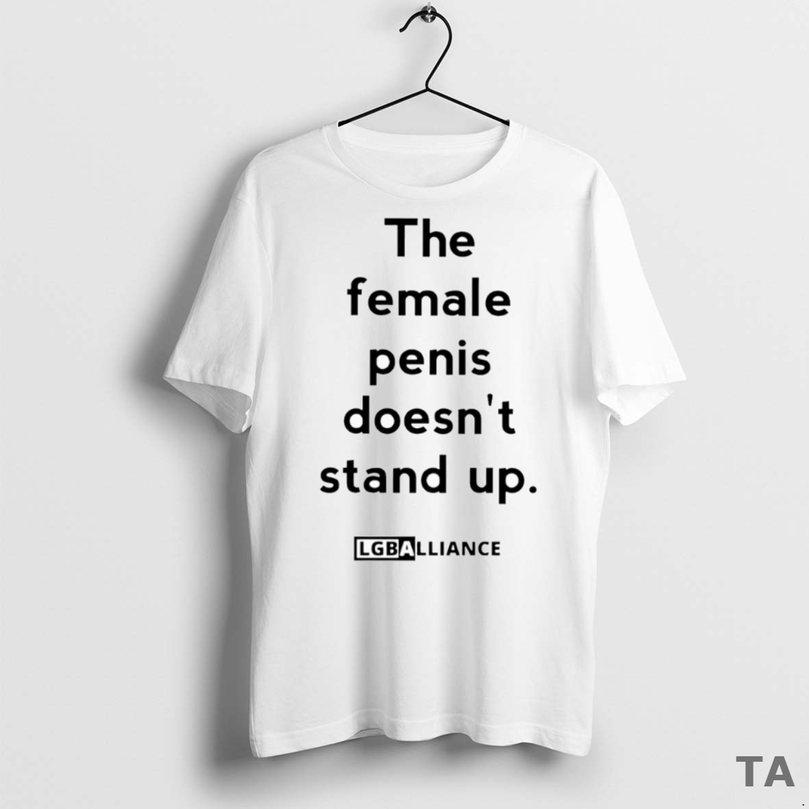 Top The Female Penis Doesnt Stand Up T Shirt Sweater