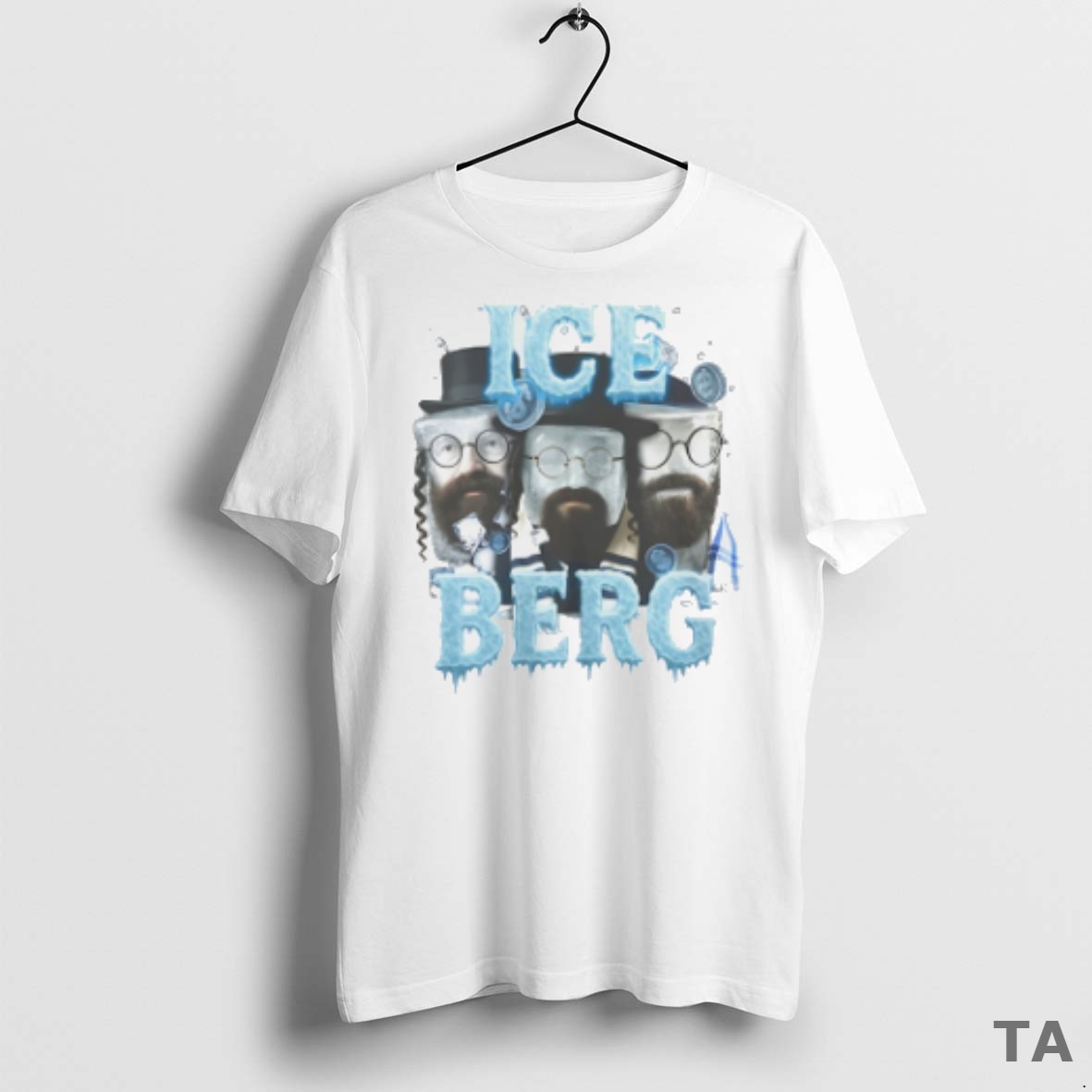 Top Three Ice Cube Men Frozen Faces Ice Berg T Shirt Sweater