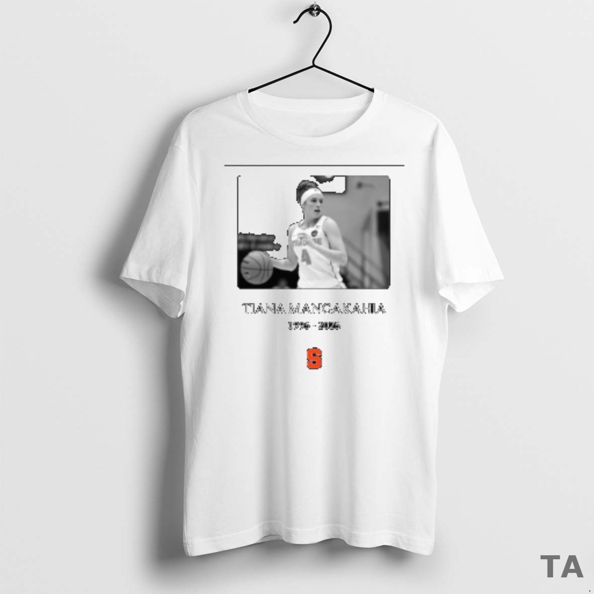 Top Tiana Mangakahia 1995 2025 Syracuse Womens Basketball T Shirt Sweater