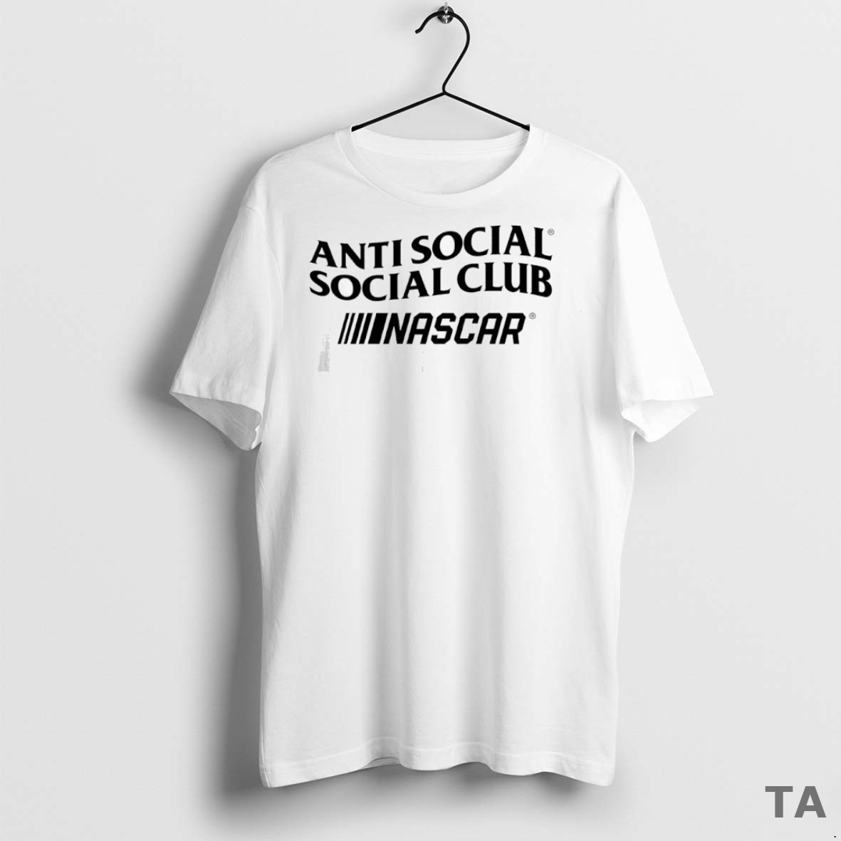 Top Too Tough To Tame Anti Social Social Club X Nascar Racing T Shirt Sweater