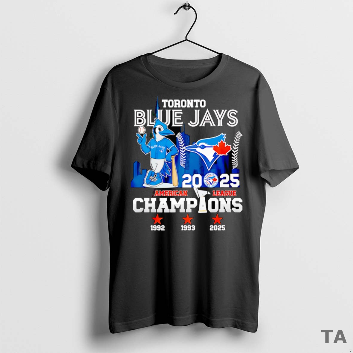 Top Toronto Blue Jays 2025 American League Champions Mascot T Shirt Sweater