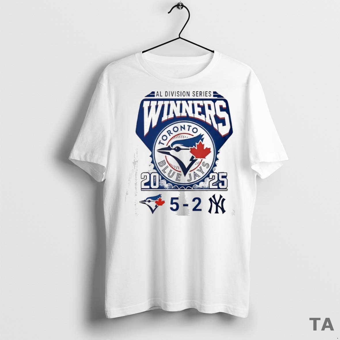 Top Tortonto Blue Jays Win 5 2 New York Yankees 2025 Al Division Series Winners T Shirt Sweater