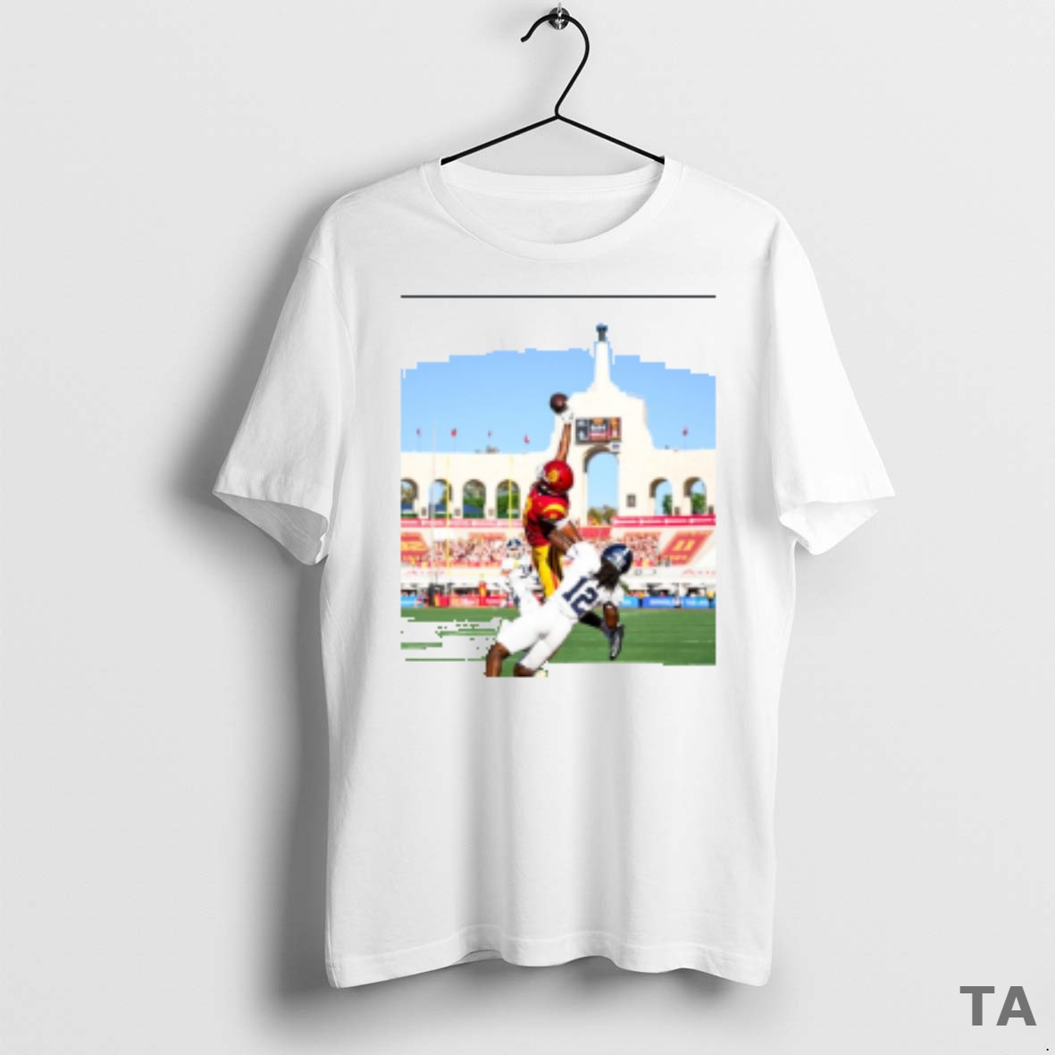 Top Usc Jakobi Lanes One Handed Touchdown Grab Lights Up The Coliseum T Shirt Sweater