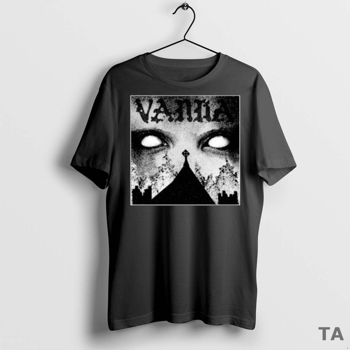 Top Vanna Burning Church Eyes T Shirt Sweater