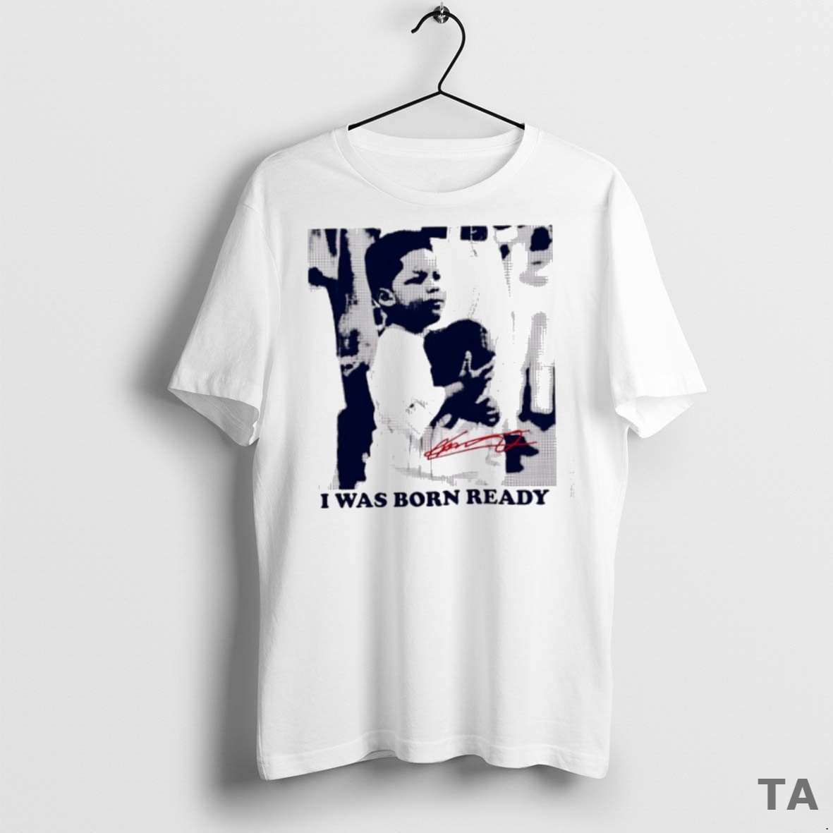 Top Vladimir Guerrero Jr I Was Born Ready Vintage T Shirt Sweater 2