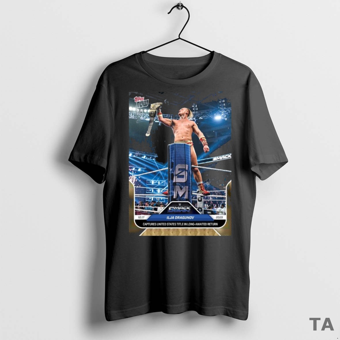 Top Wwe Smack Down Ilja Dragunov Topps Captures United States Title In Long Awaited Return T Shirt Sweater