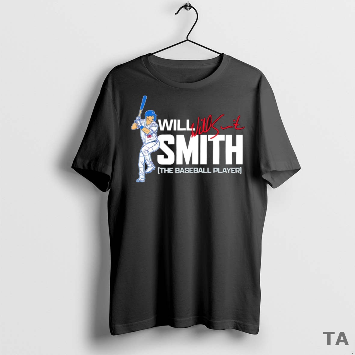 Top Will Smith The Baseball Player Los Angeles Dodgers Signature T Shirt Sweater