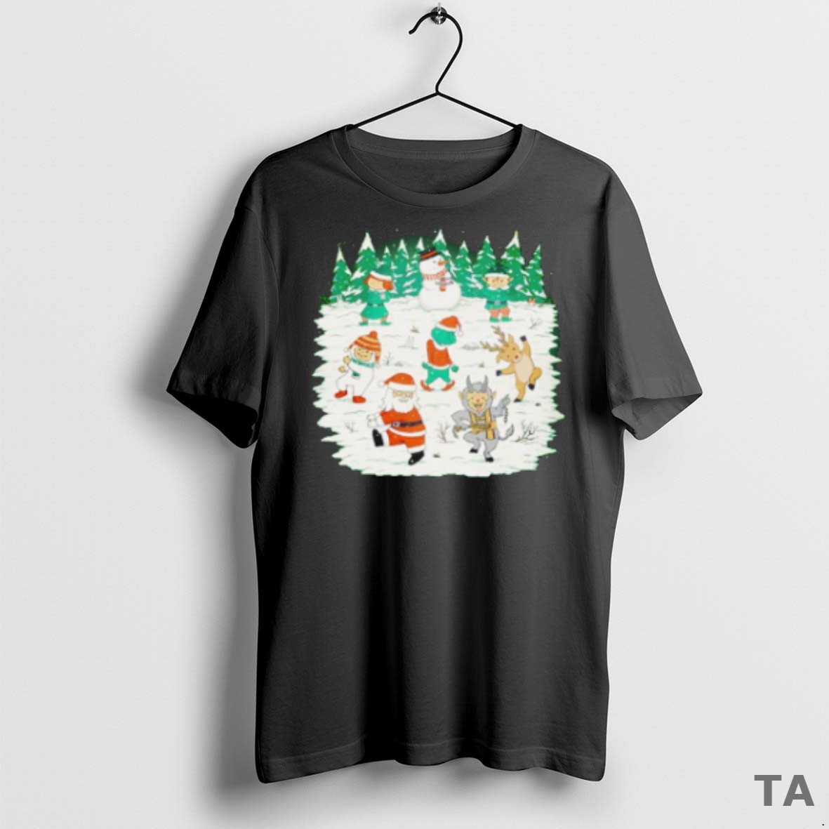 Top X Mas Dance Santa Claus Krampus The Grinch And More T Shirt Sweater