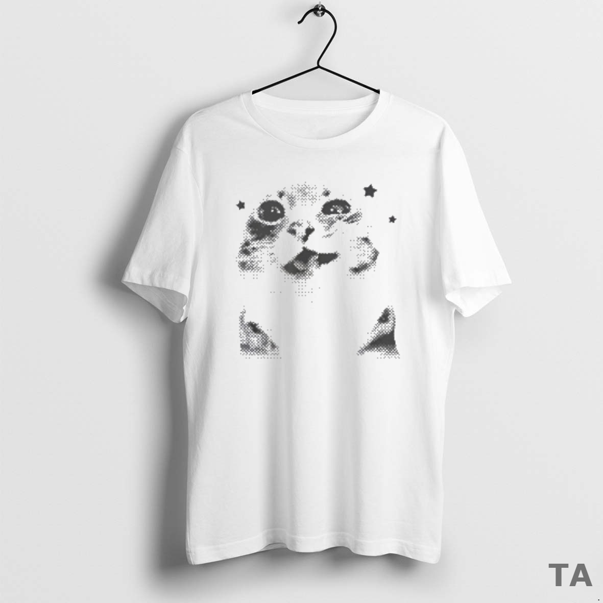 Top Y2k Retro Cat Meme T Shirt Sweater