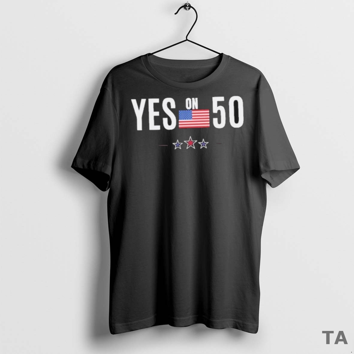 Top Yes On 50 No Kings T Shirt Sweater