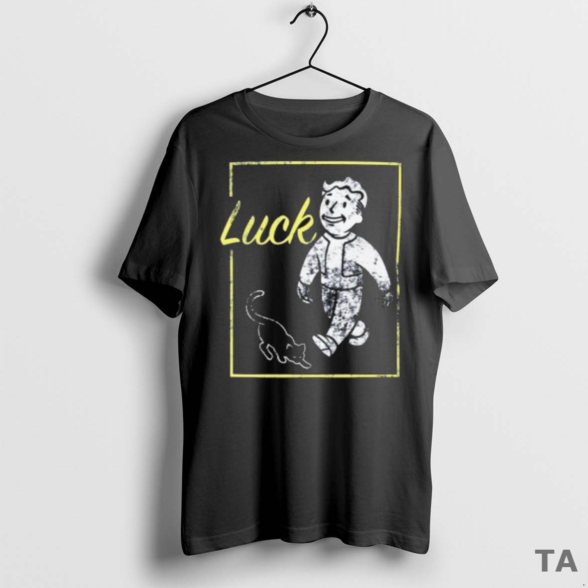 Top Fallout Luck Cat T Shirt Sweater 2