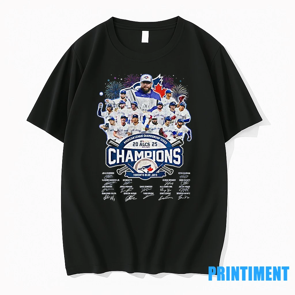 Toronto Blue Jays 2025 Alcs Champions Mlb Baseball Signatures Tshirts Sweater Hoodie