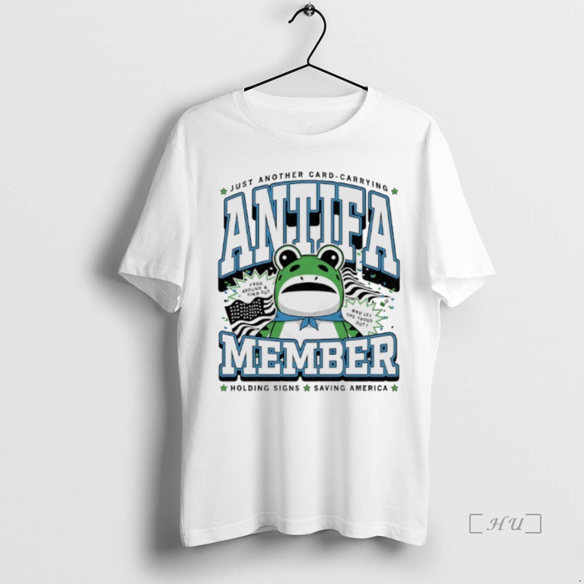 Trending Antifa Member Max Collegiate Frog T Shirt Sweater Hoodie