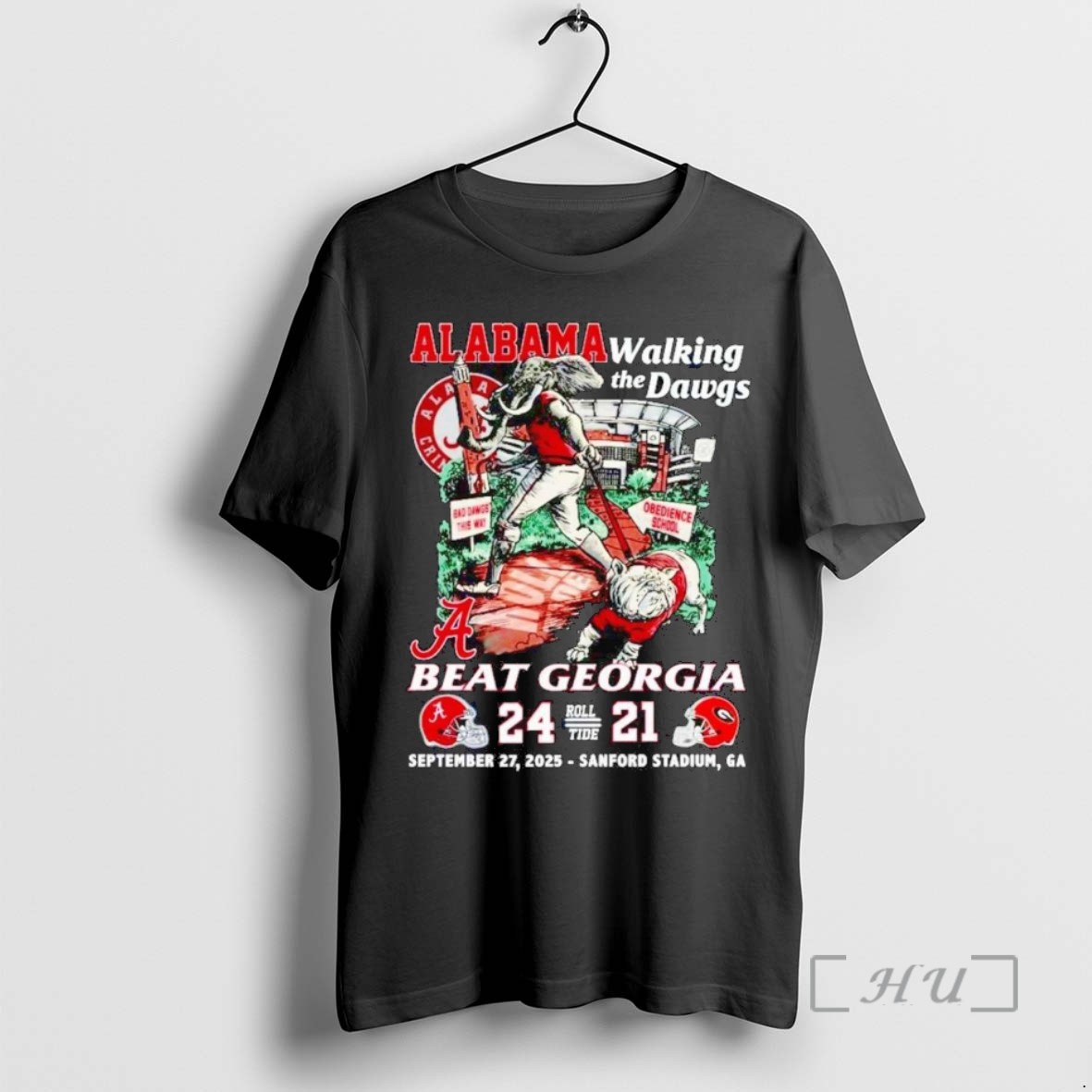 Trending Alabama Crimson Tide 2025 Walking The Dawgs Beat Georgia Bulldogs T Shirts Sweater Hoodie