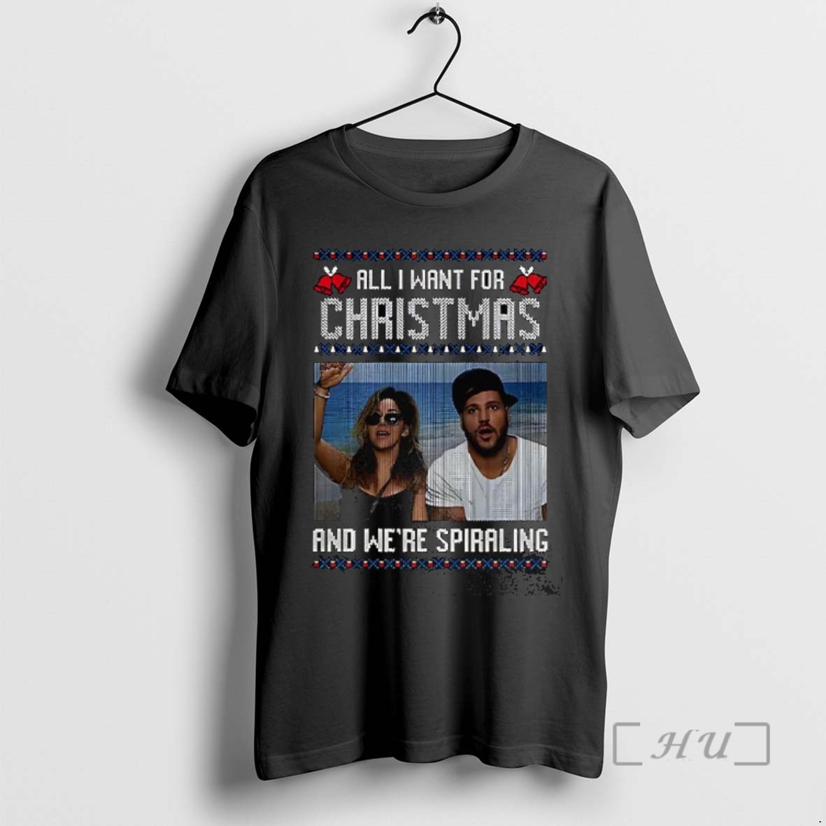 Trending All I Want For Christmas And Were Spiraling Jersey Shore T Shirt Sweater Hoodie
