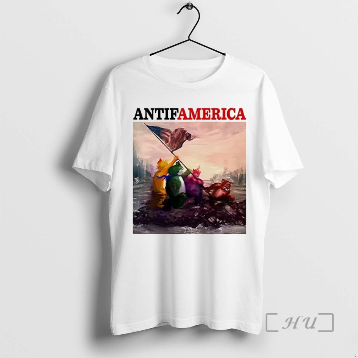 Trending Antifamerica Portland Frog Tee Shirt Sweater Hoodie