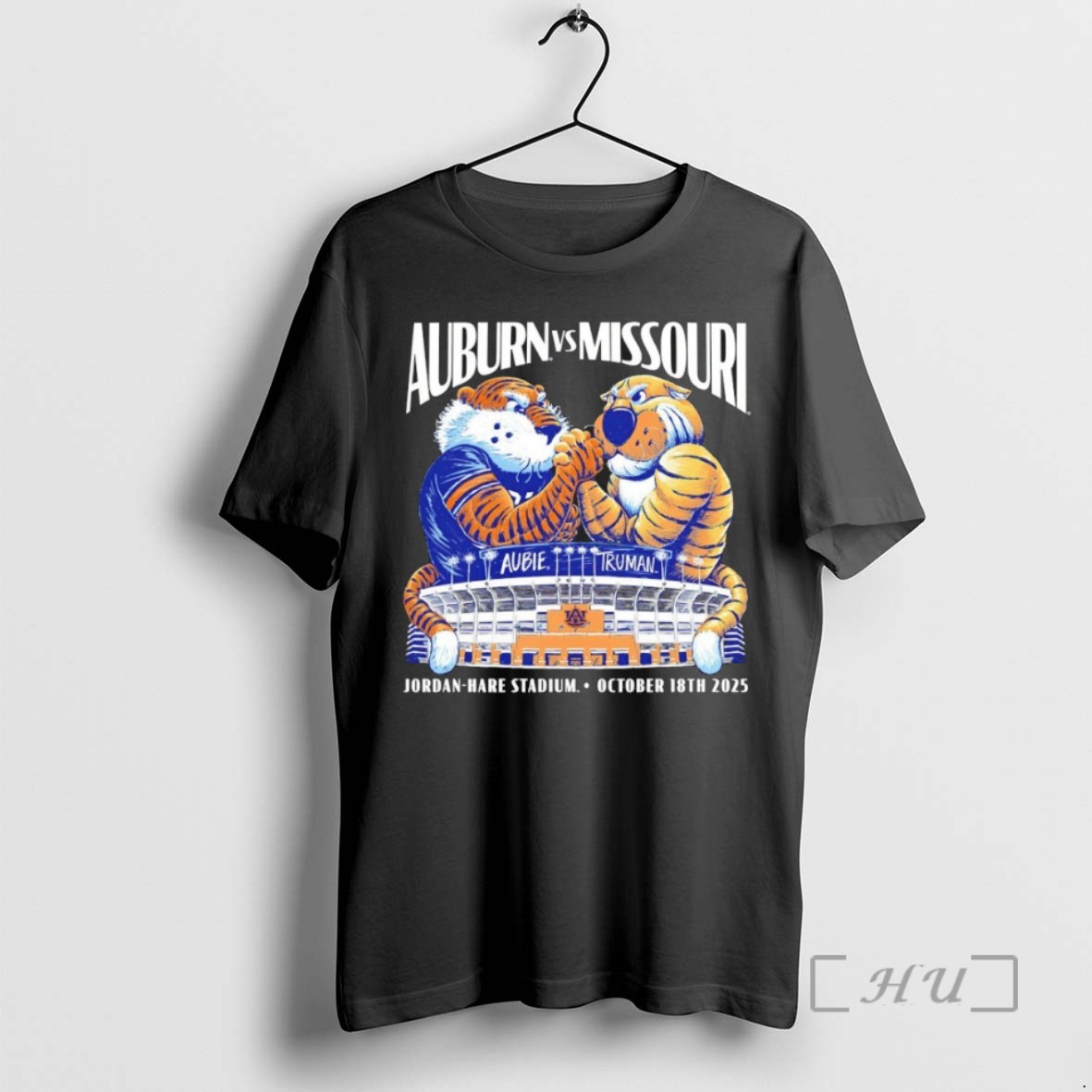 Trending Auburn Tigers Vs Missouri Tigers Jordan Hare Stadium 2025 Mascot Tee Shirt Sweater Hoodie