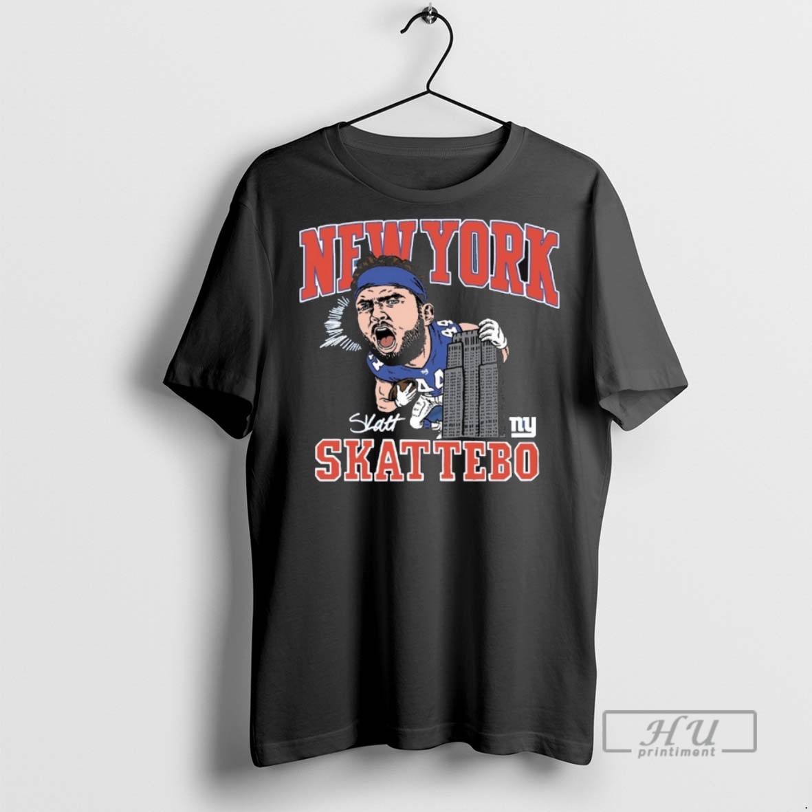 Trending Cam Skattebo New York Giants Nfl Homage Caricature 2025 Graphic Tee Shirts Sweatshirt Hoodies