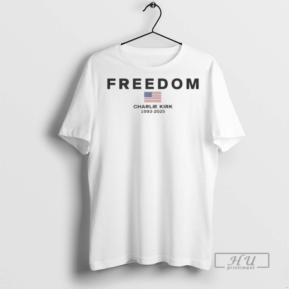 Trending Charlie Kirk Freedom 1993 2025 Us Graphic Tee Shirt Sweatshirt Hoodies