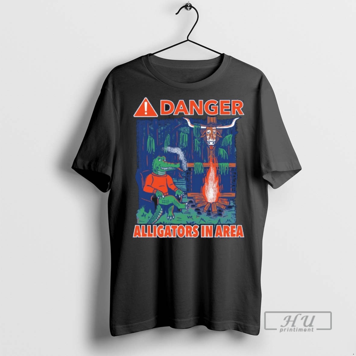Trending Danger Alligators In Area Florida Gators Defeats Texas Longhorns Painting Graphic Tee Shirts Sweatshirt Hoodies