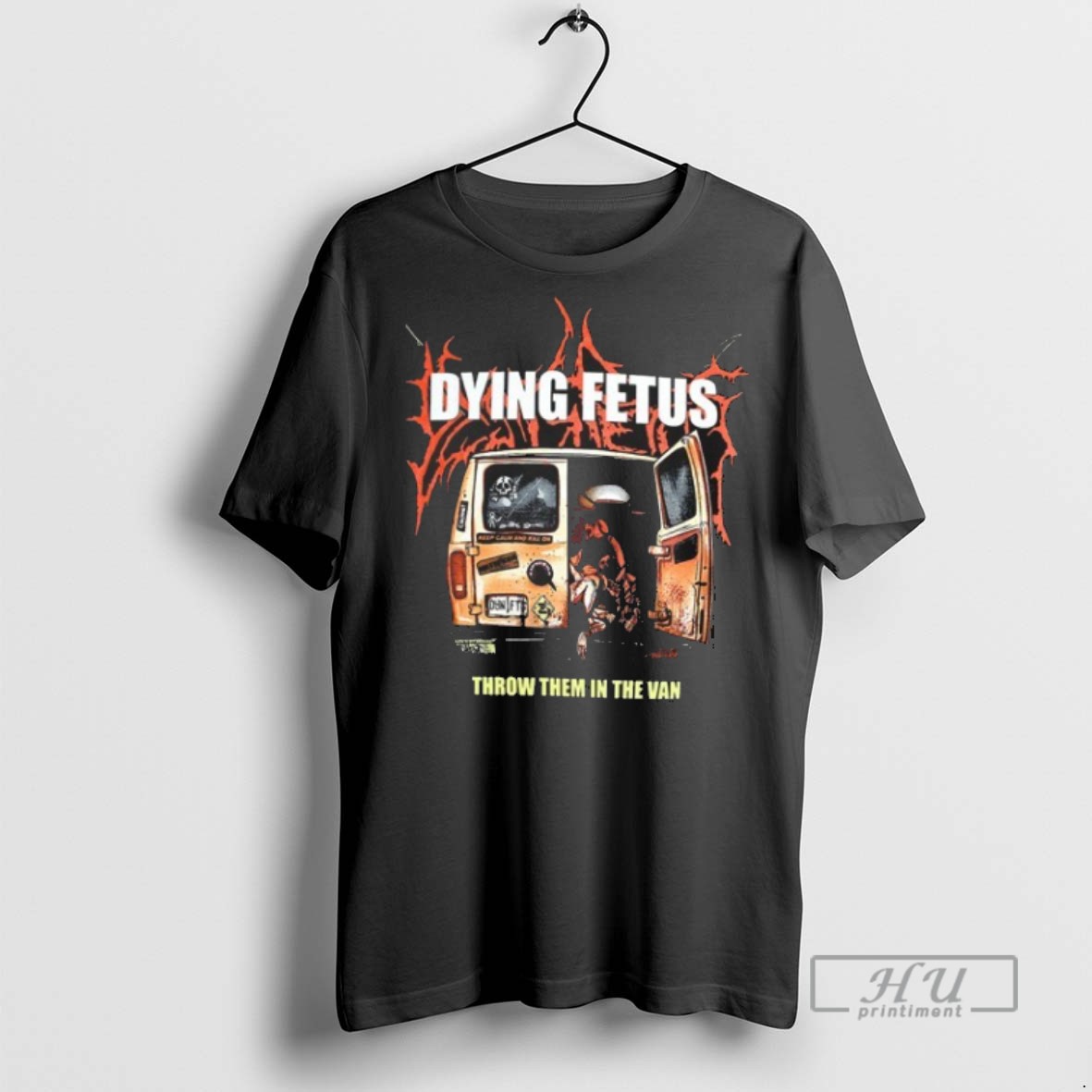 Trending Dying Fetus Throw Them In The Van Summer Tour 2024 Graphic Tee Shirt Sweatshirt Hoodies