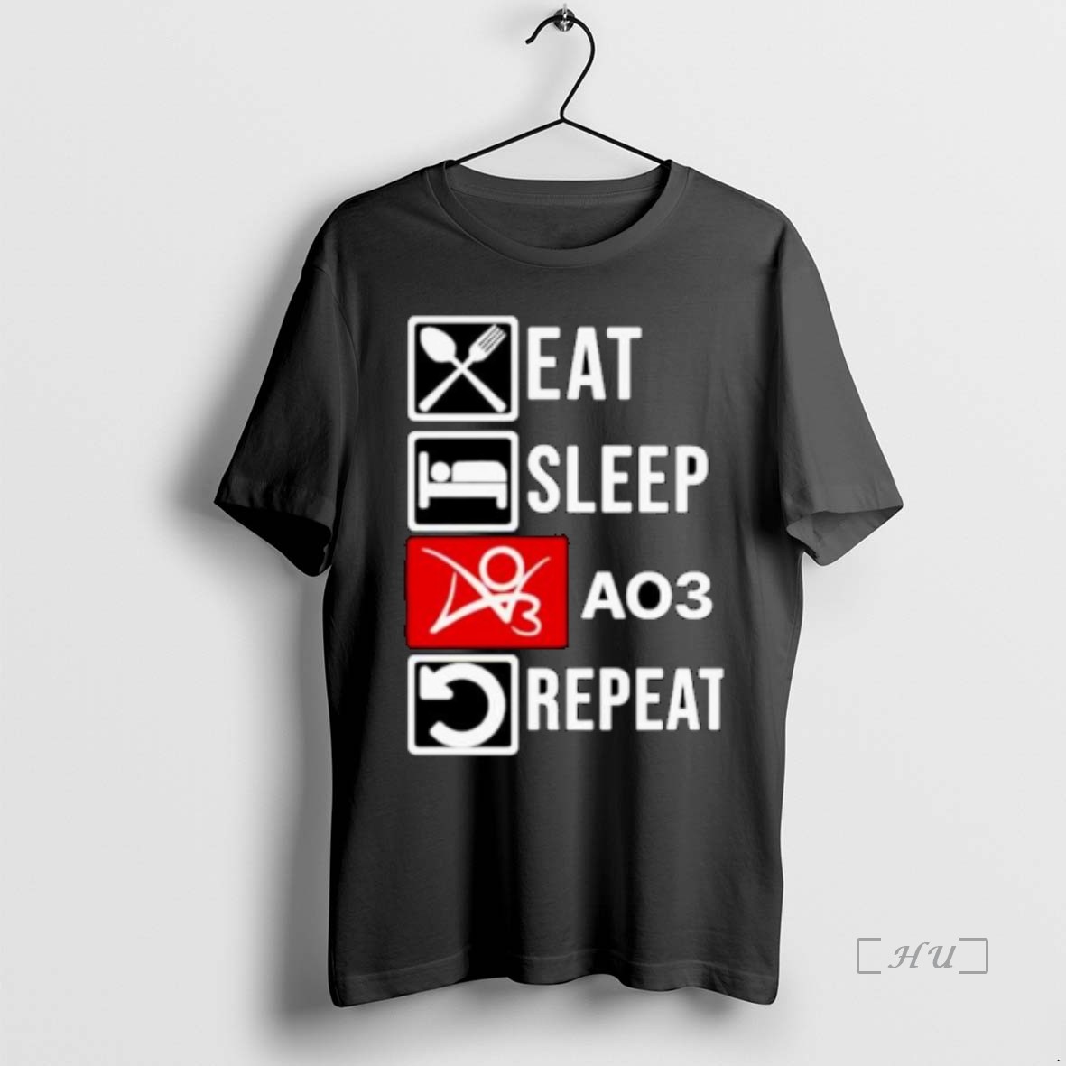 Trending Eat Sleep Ao3 Repeat Ornaments T Shirt Sweater Hoodie