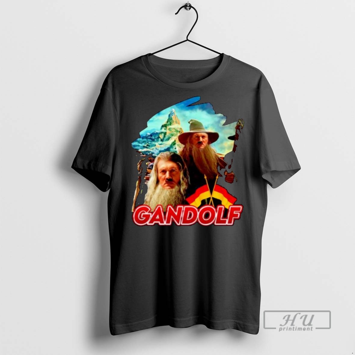 Trending Gandolf Gandalf X Adolf Hitler Ornaments Graphic Tee Shirts Sweatshirt Hoodies