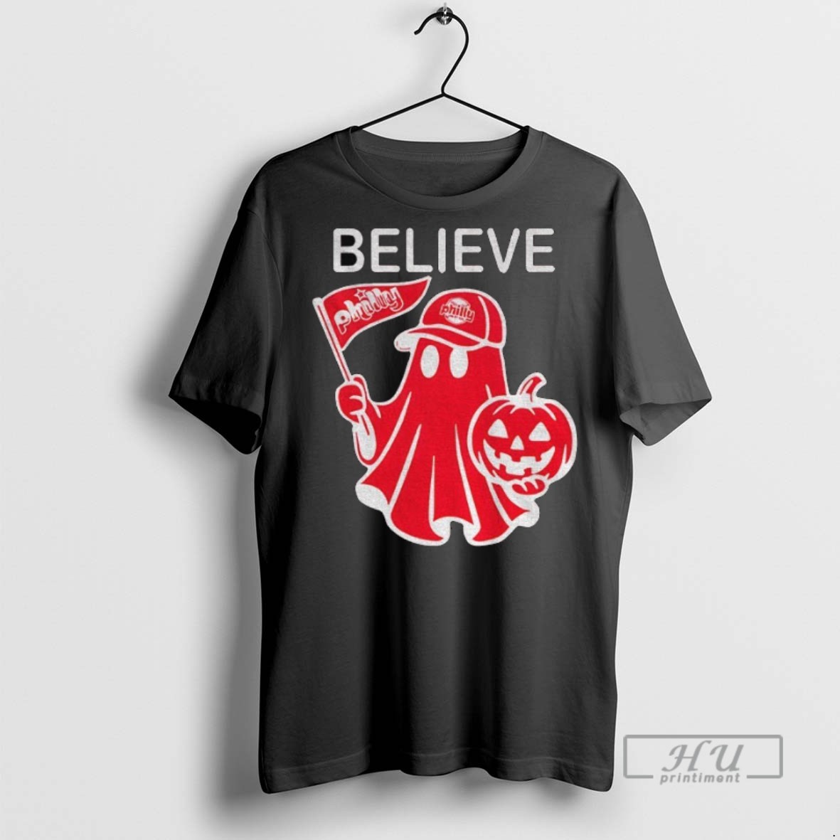 Trending Ghost Philadelphia Phillies Mlb Baseball Believe Pumpkin Halloween T Shirt Sweatshirt