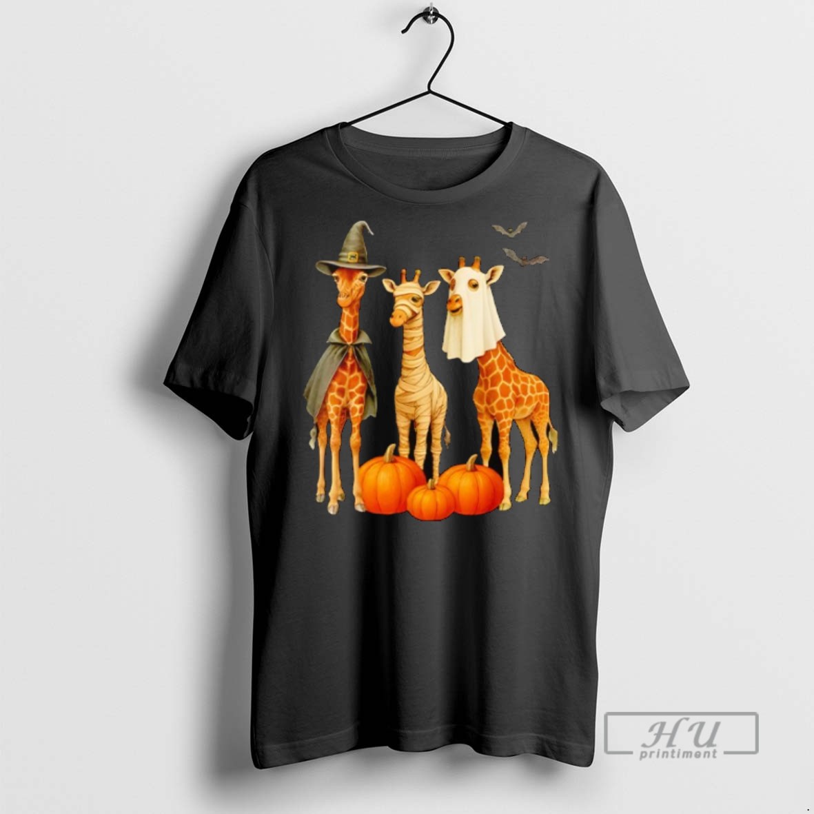Trending Giraffe Boo Mummy Witch Halloween Graphic Tee Shirts Sweatshirt Hoodies