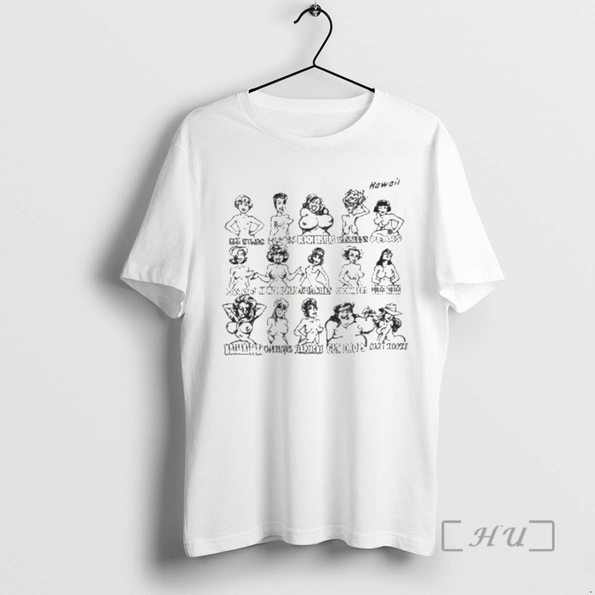 Trending Hawaii Boobs Breasts Types Vintage Premium T Shirt Sweater Hoodie