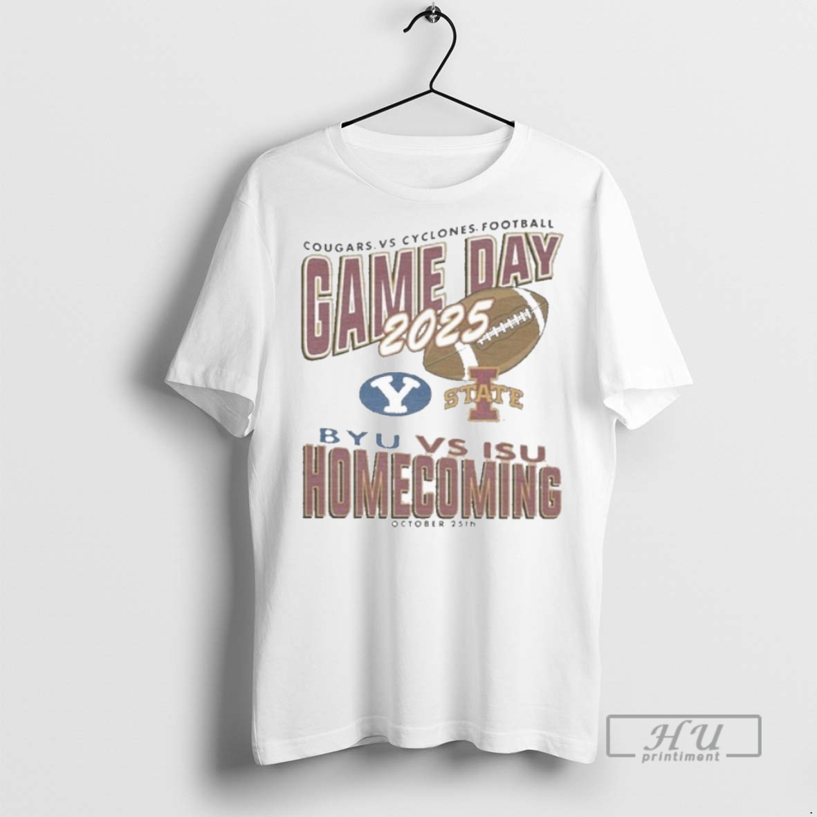 Trending Iowa State Cyclones Vs Byu Cougars 2025 Homecoming Gameday Football T Shirt Sweatshirt