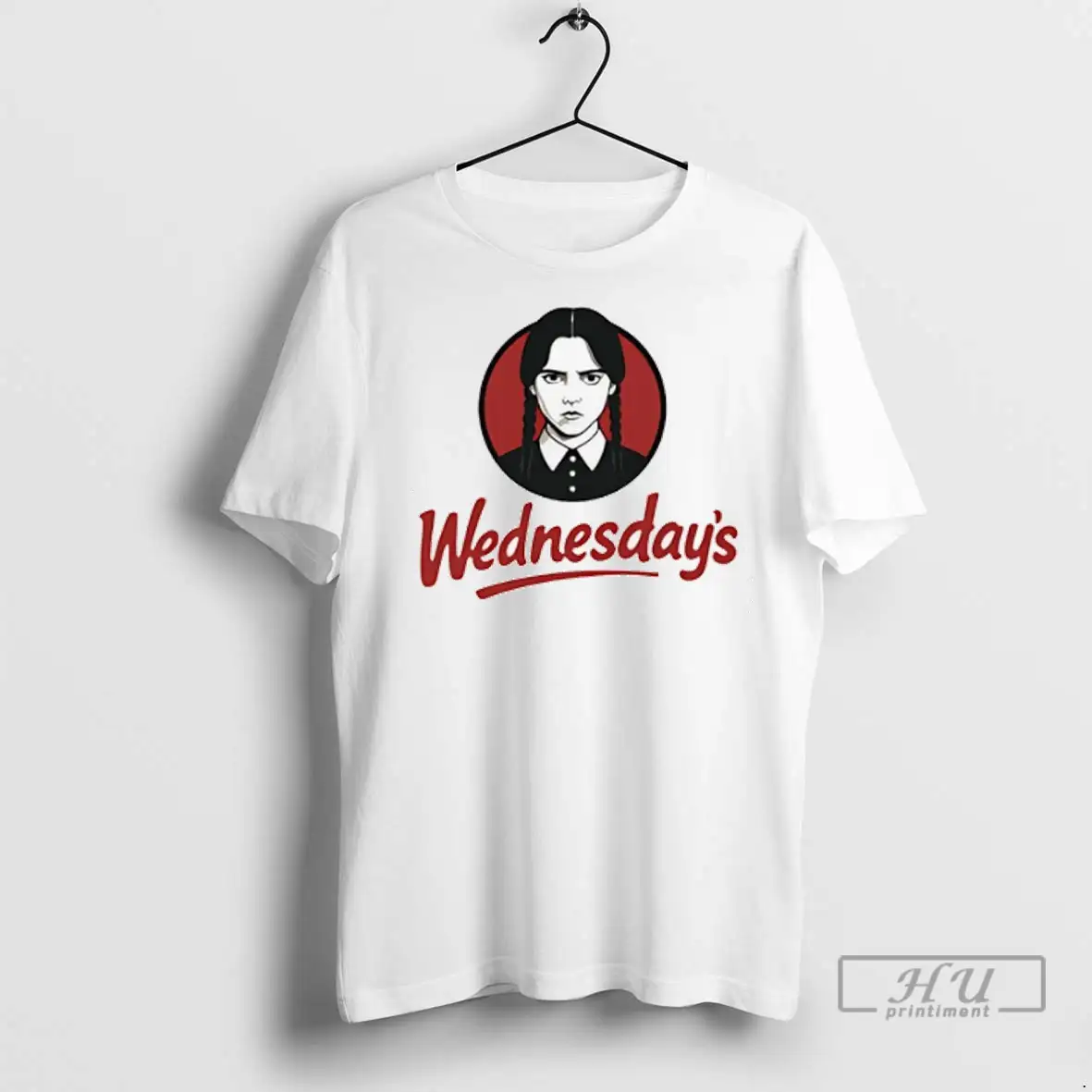 Trending Jenna Ortega Wednesdays Wendys Logo T Shirts Sweatshirt